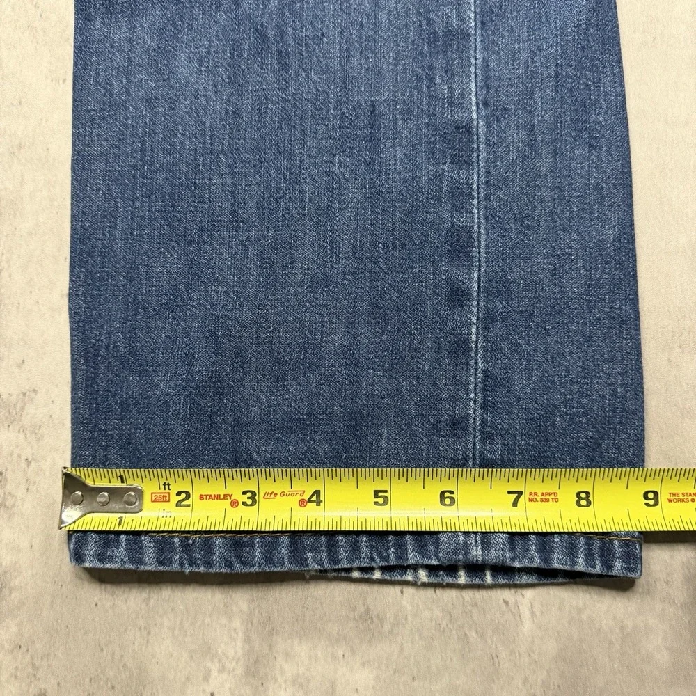 Levi's 514 100% Cotton 36x30 Dark Wash Slim Fit Blue Jeans Workwear Denim zusa